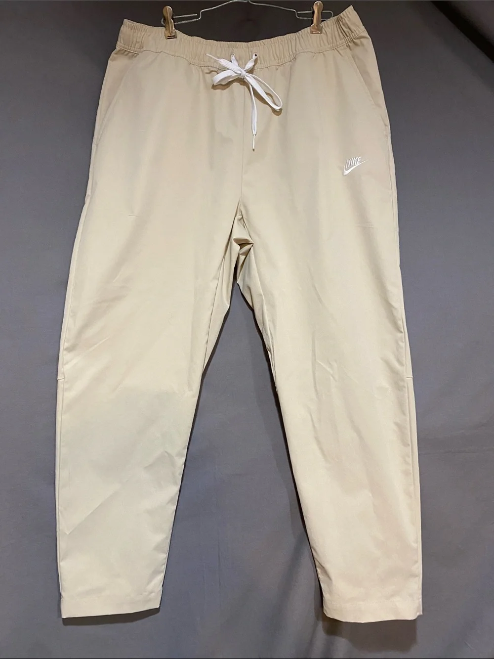 Nike Men's Beige Athletic Pants